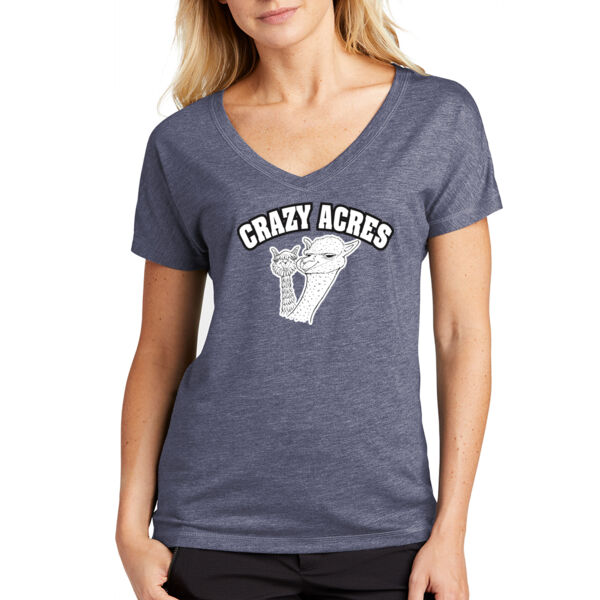 Sport-Tek ® Ladies PosiCharge ® Tri-Blend Wicking Dolman Tee - Printed Logo Thumbnail