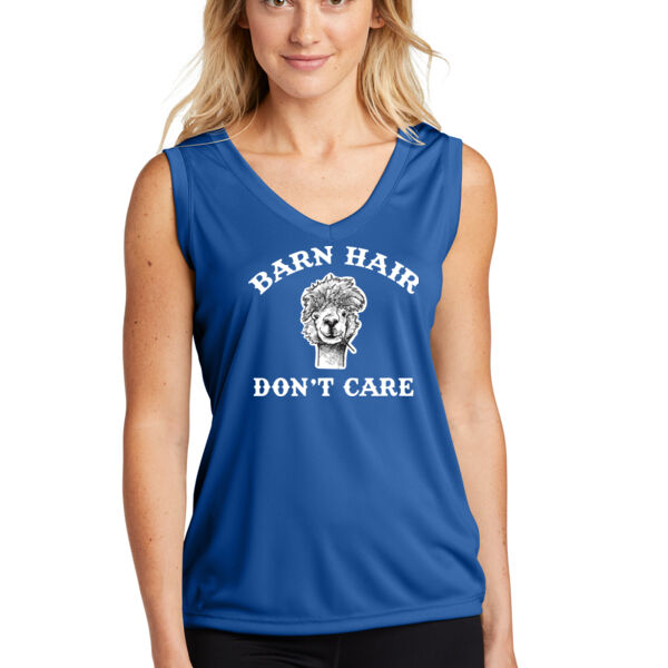 Sport-Tek Ladies Sleeveless Competitor V-Neck  - Printed Logo Thumbnail